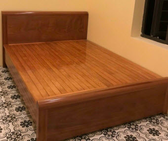 Giường gỗ Xoan đẹp giá rẻ